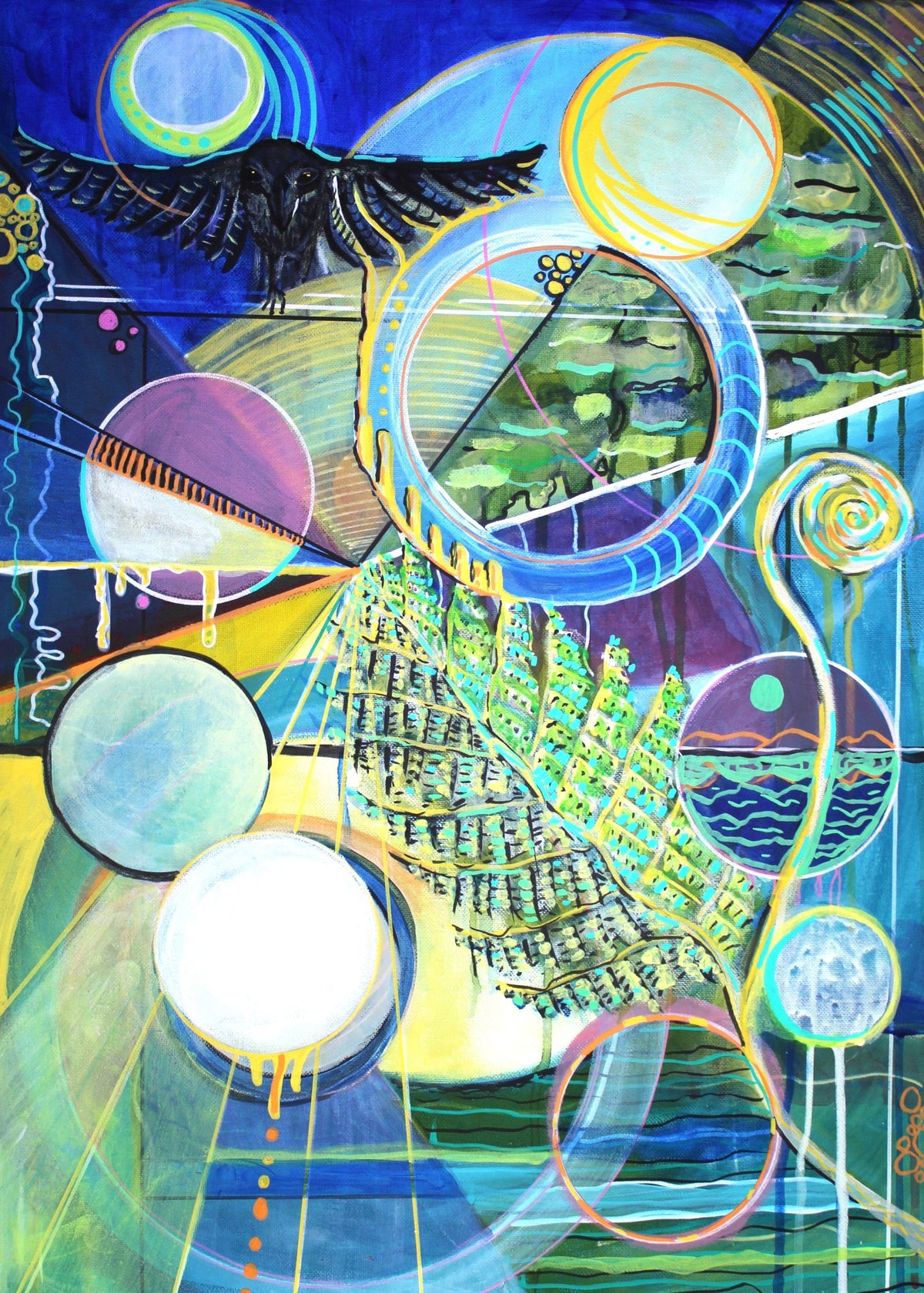 Between Realms Original painting